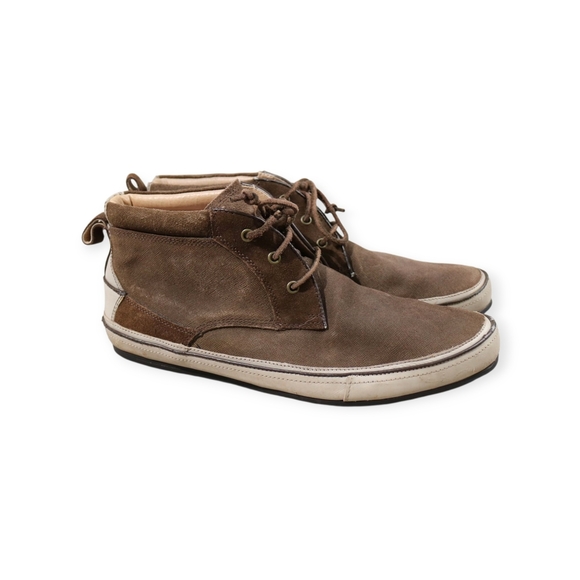 Mens 11 M John Varvatos Star USA Hipster Chukka Boots Brown Suede F2211P4B - Picture 3 of 9